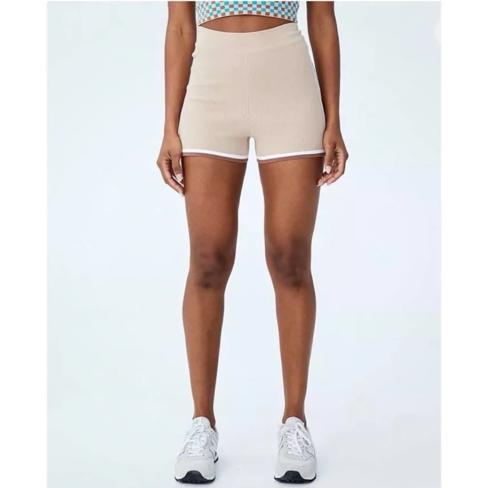 Cotton On Body Women’s‎ Summer Knit Bike Shorts Sesame Tan S $36